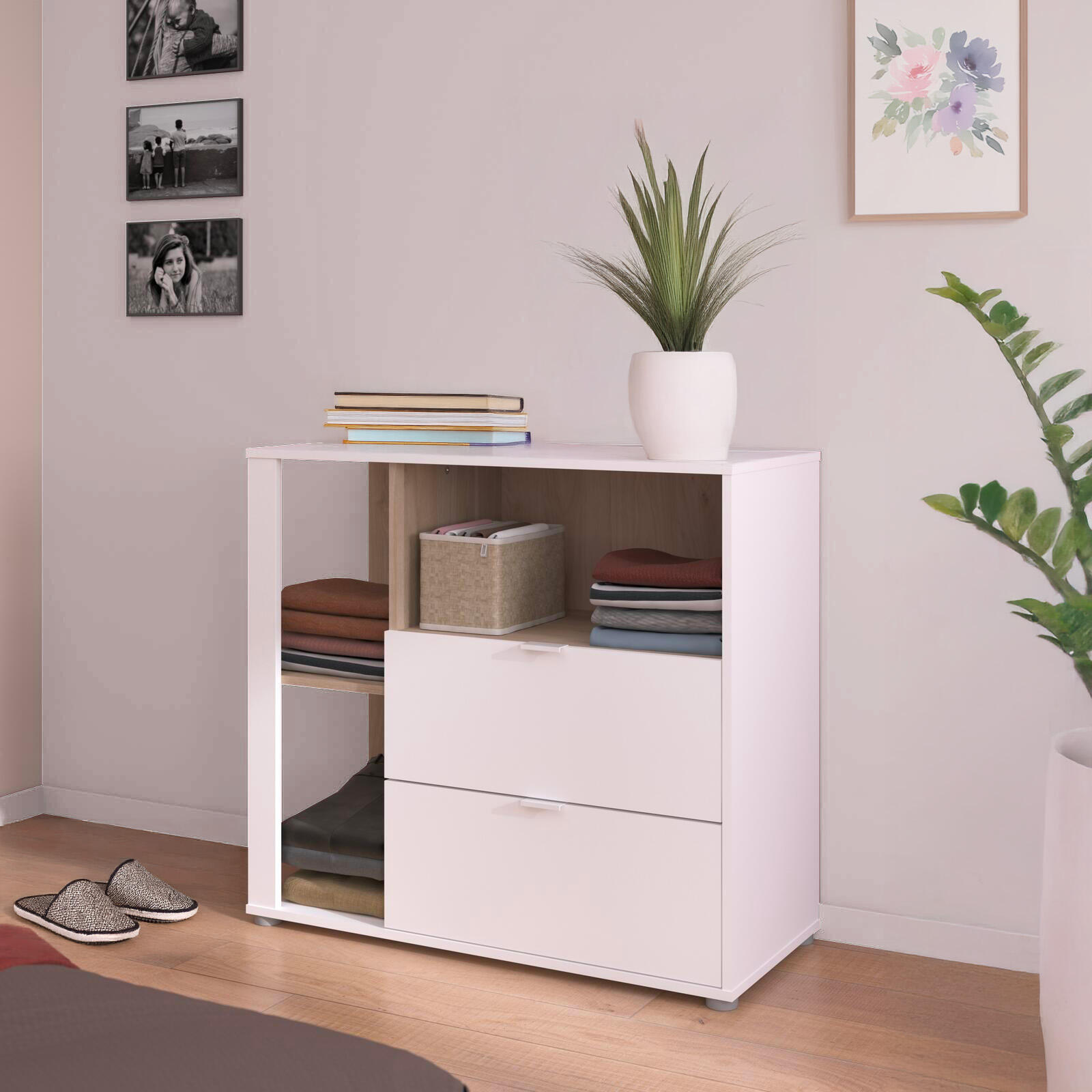 Komoda z półką Aalborg