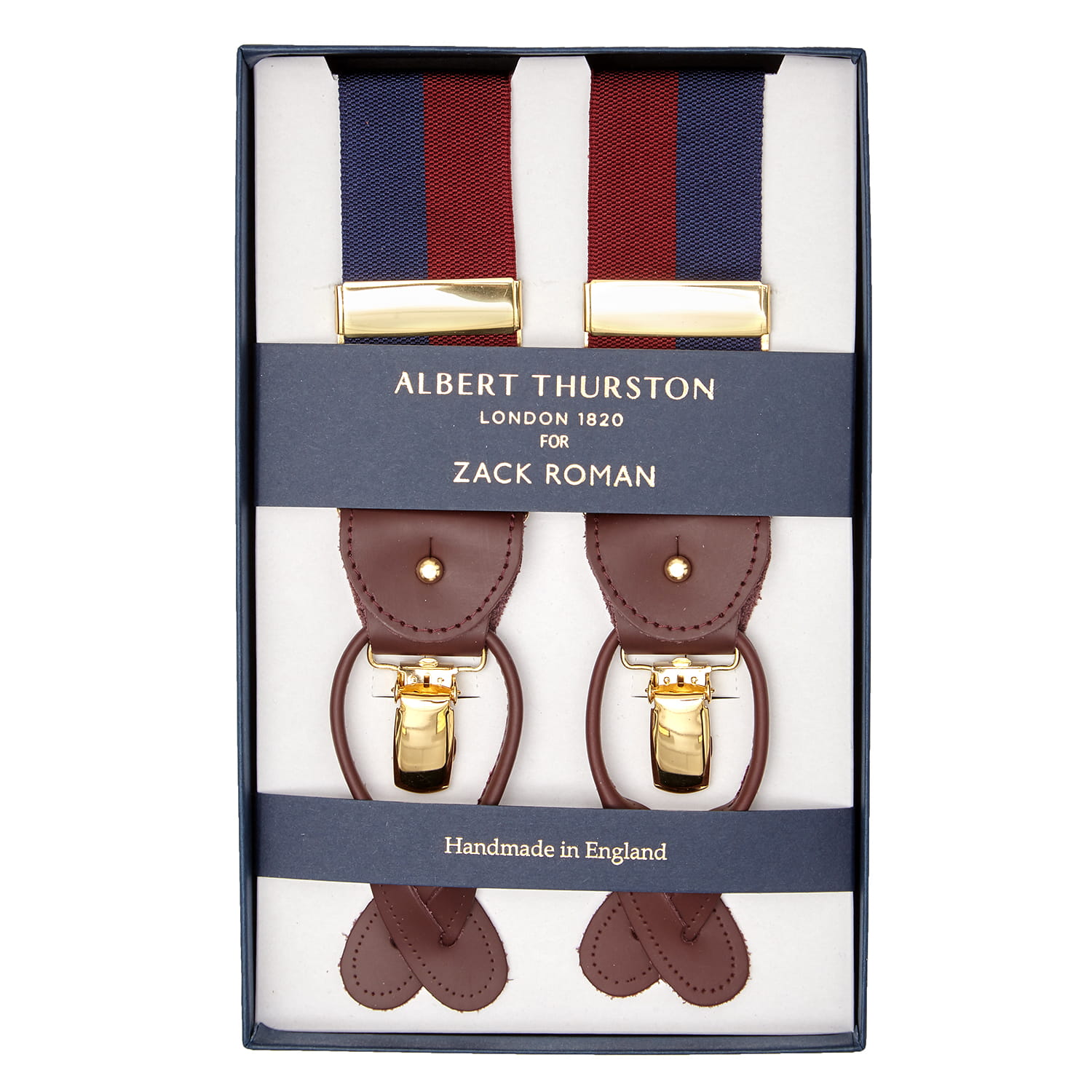 Szelki 2-in-1 Granatowo-bordowe