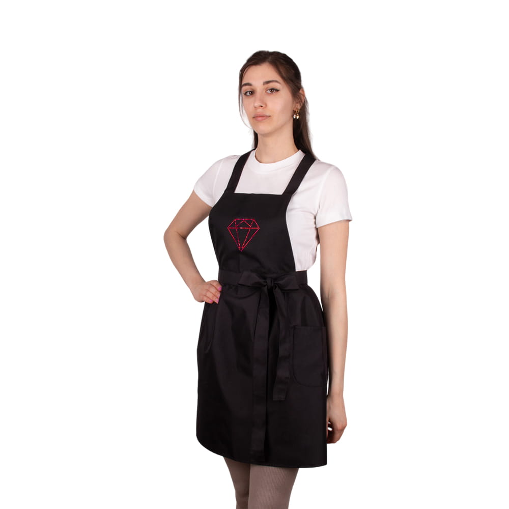 Fartuszek kosmetyczny Diamond Sweet Black