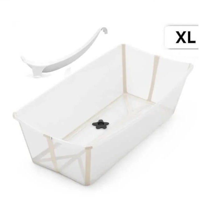 Stokke Flexi Bath XL - składana wanienka kąpielowa + wkładka-Sandy Beige
