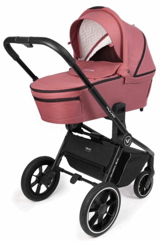 Muuvo Quick 3.0 - wózek spacerowy z gondolą Standard i wyposażeniem-Pure Pink