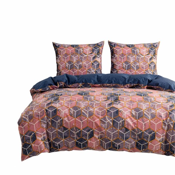 Pościel dwustronna bawełna satynowa 220x200 - wz. QM-2736