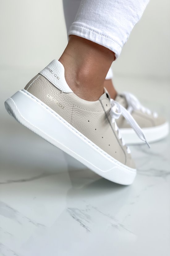 Sneakersy SN40 - 15 Beż/biały