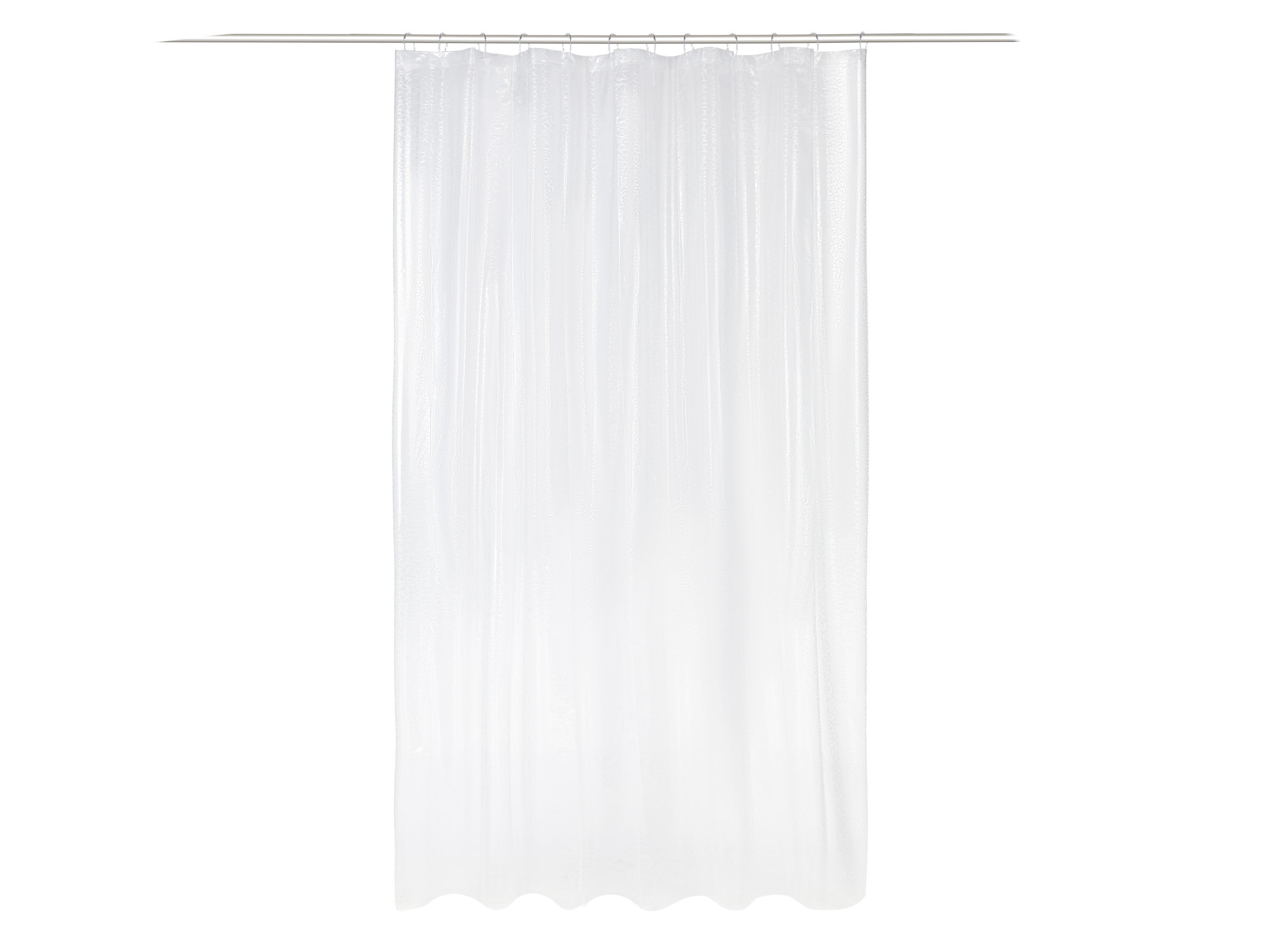 Livarno home Zasłona prysznicowa, 180 x 200 cm Biały