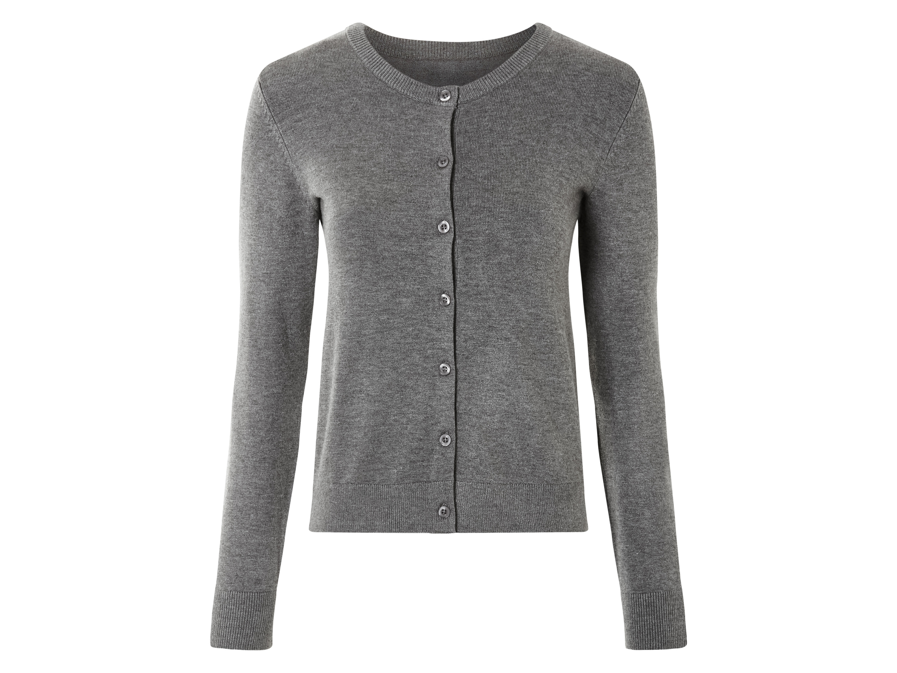 esmara Sweter damski z dzianiny XS 32/34, Szary