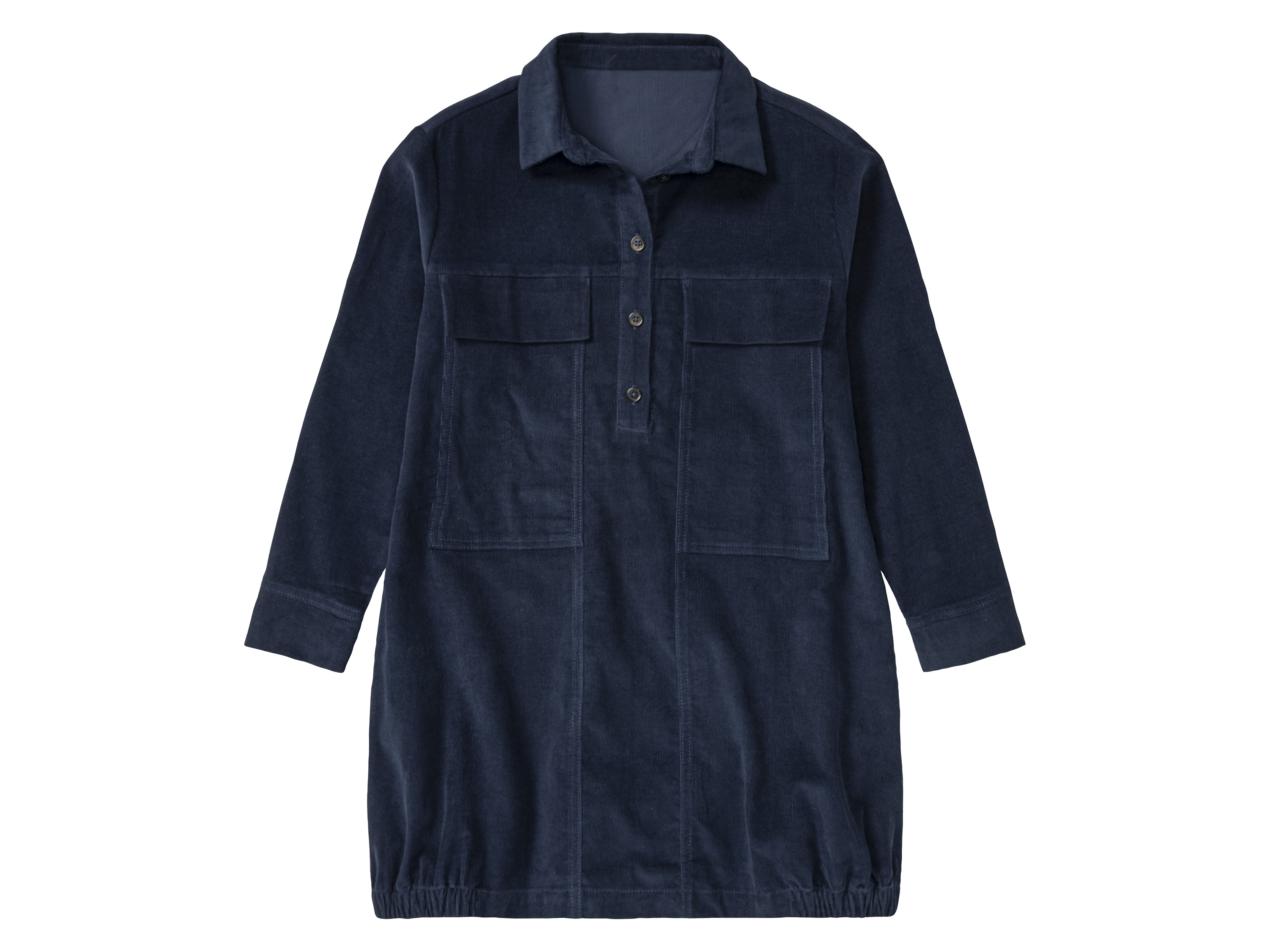 pepperts! Sukienka sztruksowa dziewczęca z bawełny Granatowy, 158