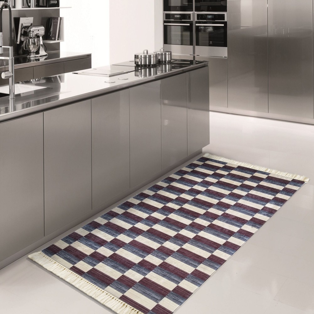 Dywan Kuchenno-Łazienkowy Blanka 01 Granatowy Kafelki - 160 x 220 cm