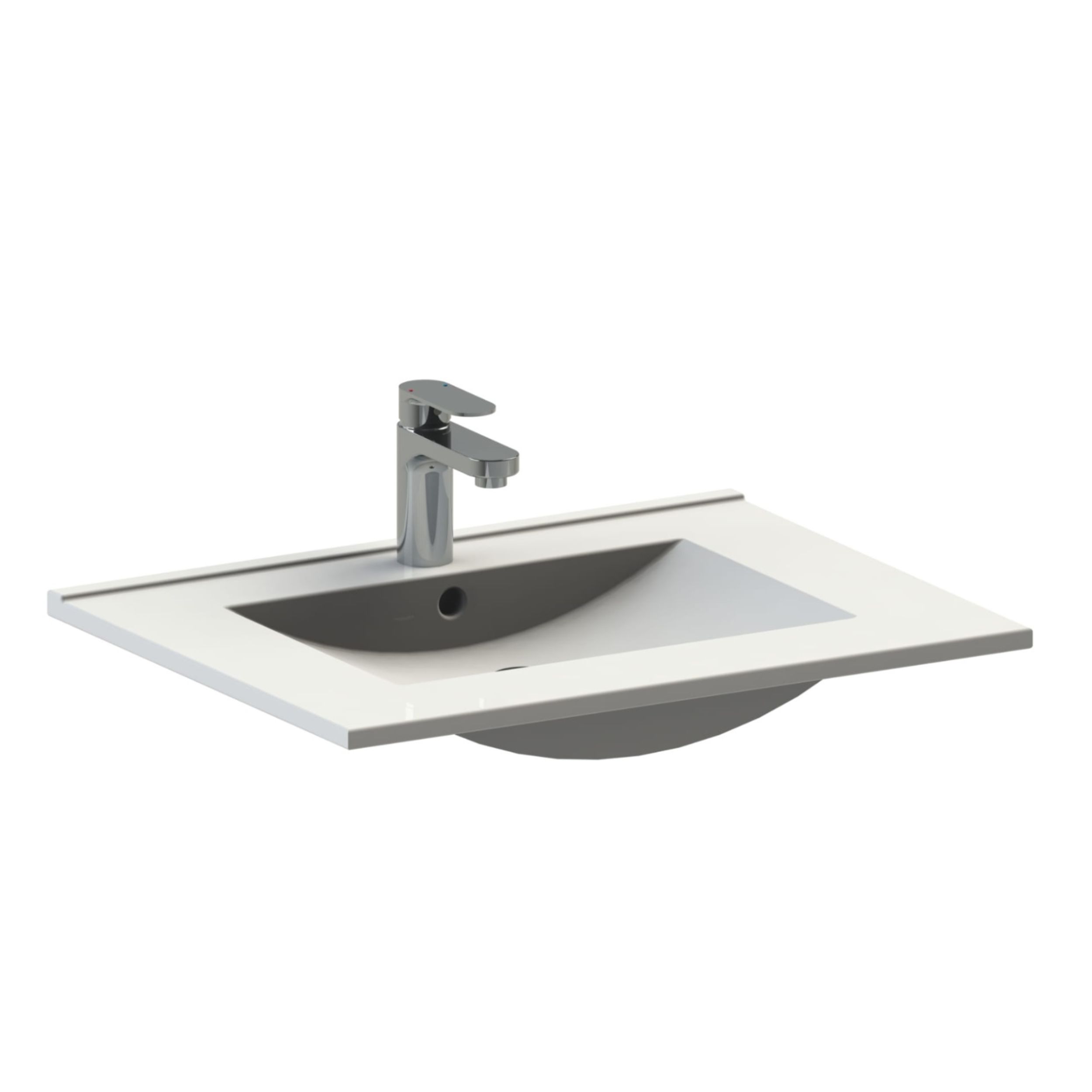 Darmowa Dostawa - Umywalka 61x47 cm prostokątna meblowa biała Strama Vigo 9901060