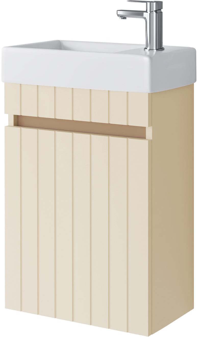 Darmowa Dostawa - Umywalka z szafką 40.5 cm beżową Uptrend Miseno 001SU4002TR41355