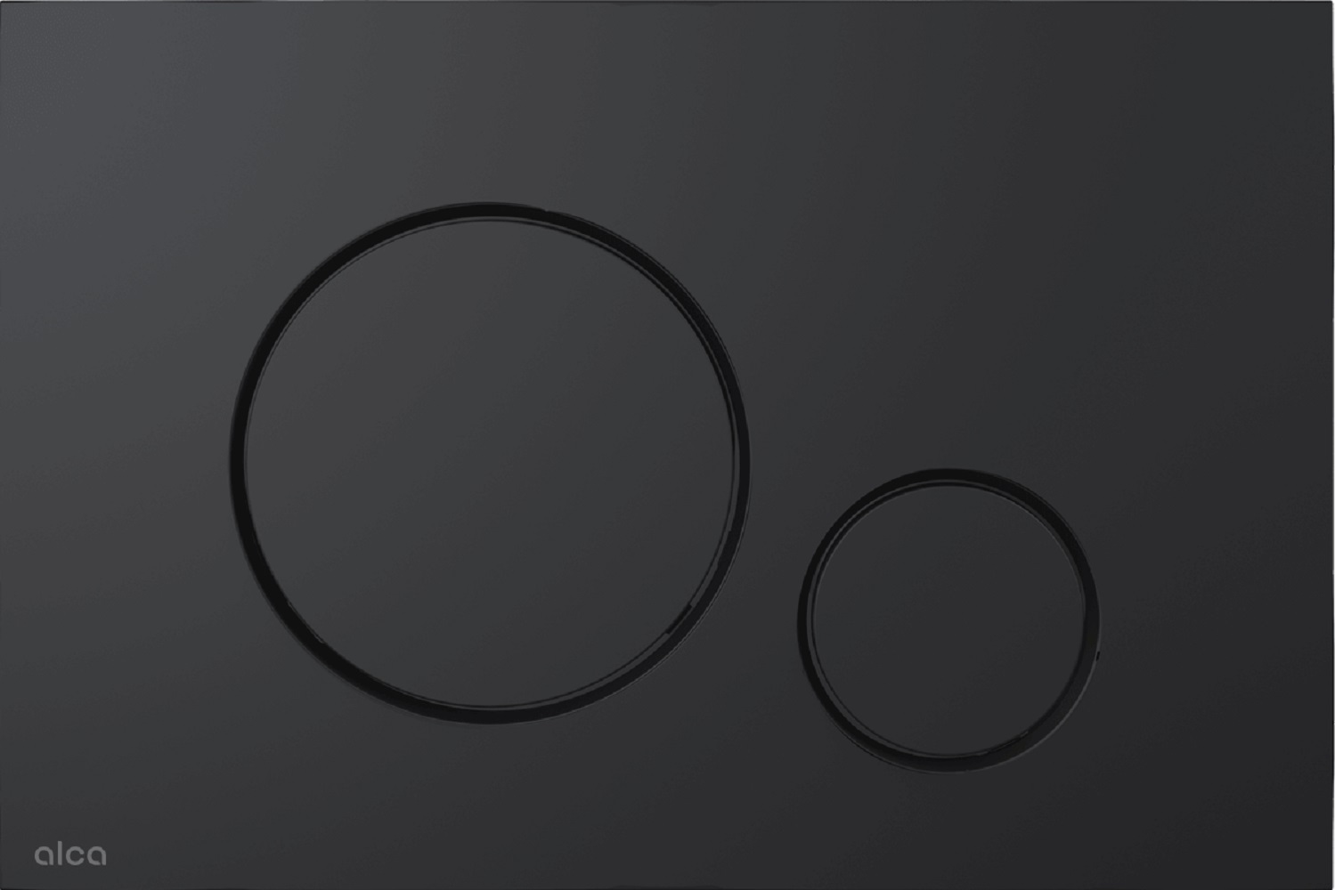 Darmowa Dostawa - Przycisk spłukujący do wc czarny Alca Thin M678