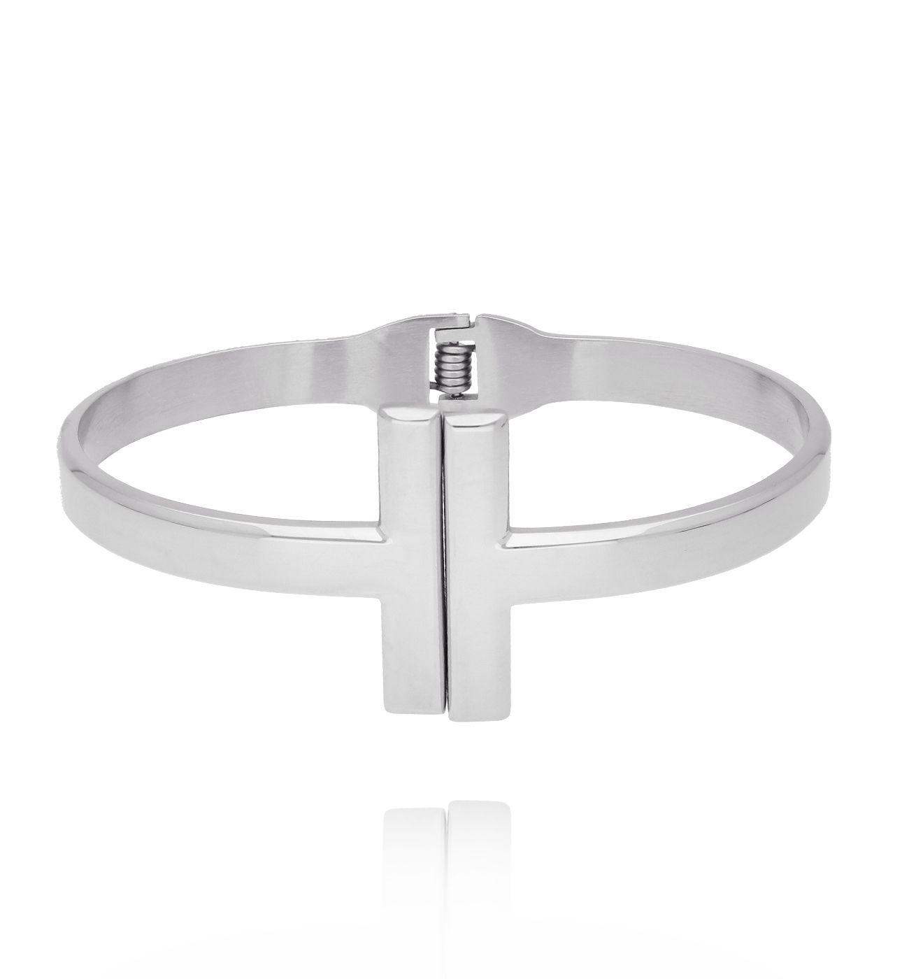 Bransoletka obręcz srebrna BSA0820