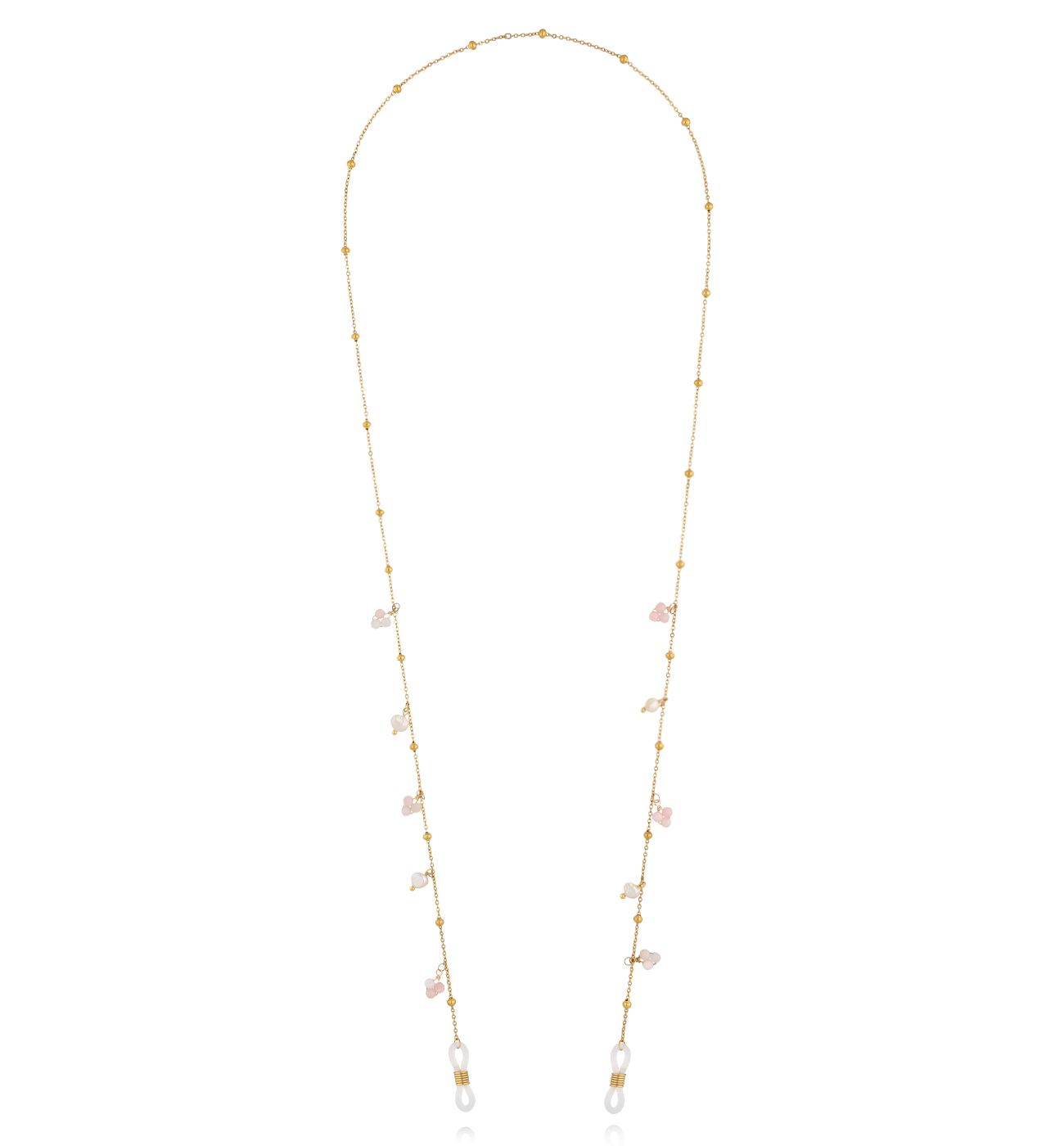 Łańcuszek do okularów z perłami NPA1350