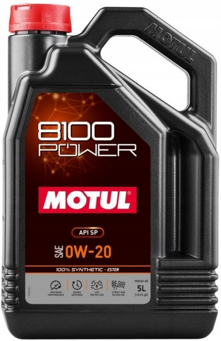 MOTUL 8100 POWER 0W20 5L - Petrostar