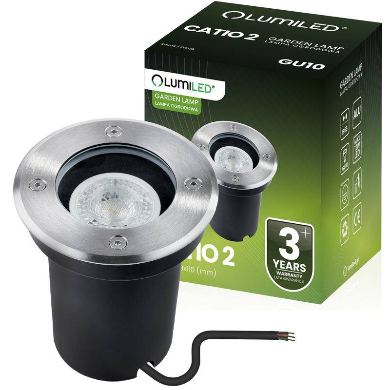 Oprawa Najazdowa Lumiled Lampa Dogruntowa Wpuszczana GU10 IP65 IK09 Okrągła 1 szt.