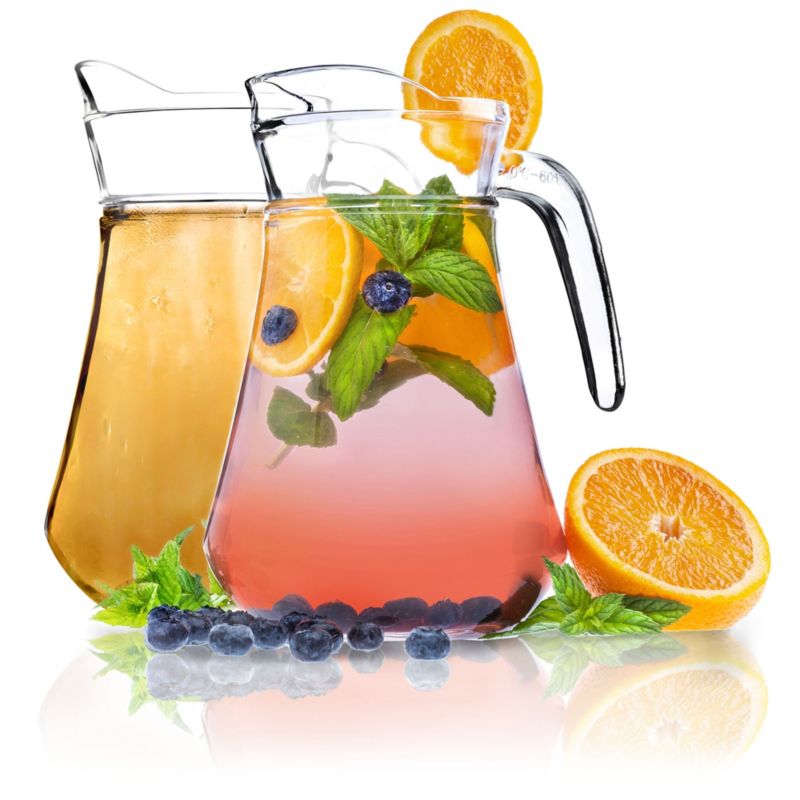 Dzbanek Do Napojów KADAX Szklany 1,4L 2szt