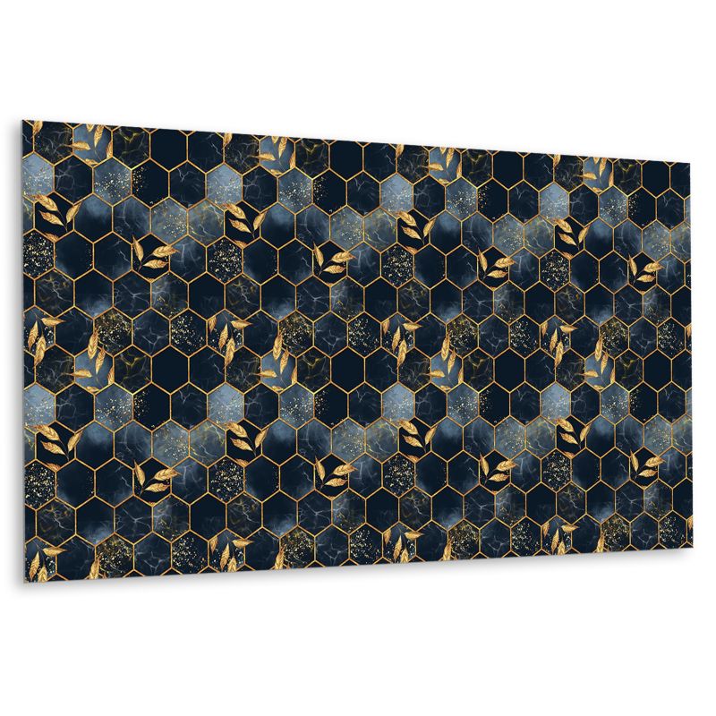 Panel samoprzylepny Tulup Arkusze i sześciokąty 100x50 cm 1 szt.