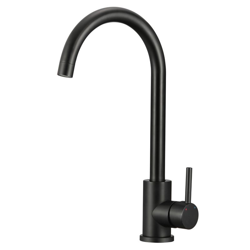 Bateria zlewozmywakowa Seia wylewka U czarna