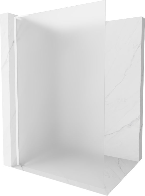 Ścianka prysznicowa Mexen Kioto L szron biała 90 x 200 cm 800-090-103-20-30 1 szt.