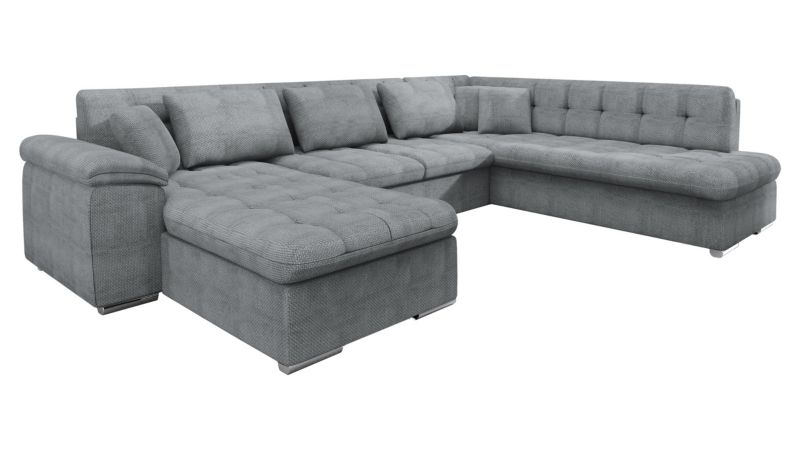 Narożnik MIRJAN 24 rozkładany Niko Bis lewy stalowy szary 1 szt.