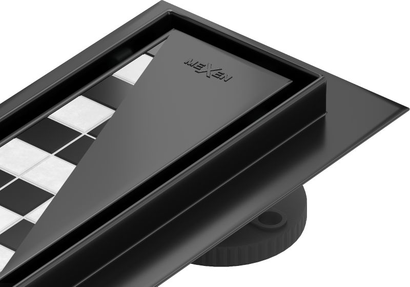 Odpływ liniowy Mexen Flat 360 M13 czarny 1 szt