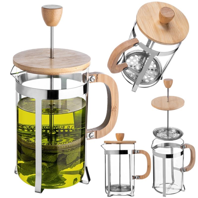 Kawiarka Kadax z drewnianą pokrywką 800 ml