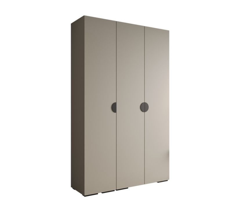 Szafa ubraniowa Garderoba Abiks INOVA 4 1,5SZ kaszmir+czarny 1 szt.