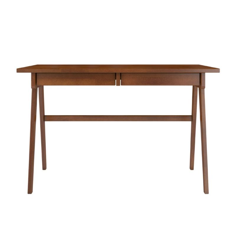 Drewniane bukowe biurko z szufladami Visby EDDA orzech 1 szt.