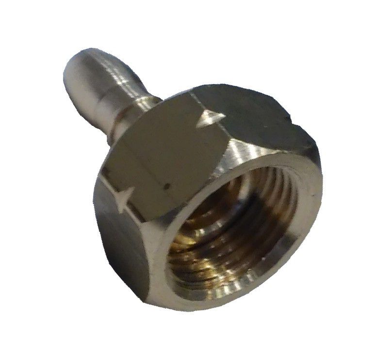 Końcówka z nakrętką 1/2" komplet lewy gwint