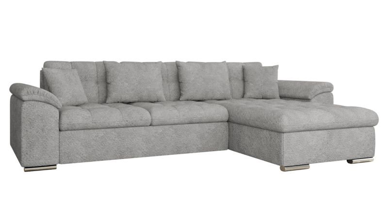 Narożnik rozkładany MIRJAN 24 Diana prawy jasnoszary 1 szt.