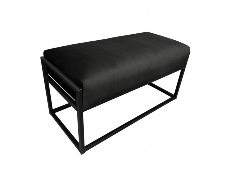 Ławka LILU MG VELVET czarna ATOS 1 szt.