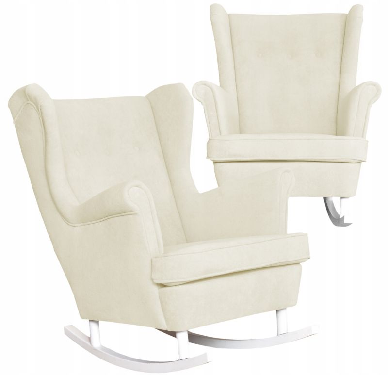 Fotel uszak do salonu bujany Family Meble Hunter beżowy 1szt