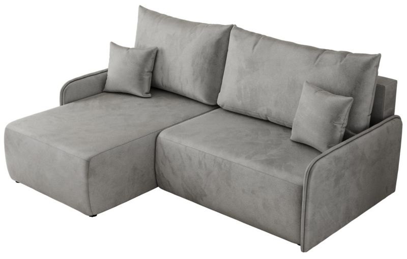 Narożnik MKS Meble ARPA L strona lewa jasnoszary welwet 1szt.