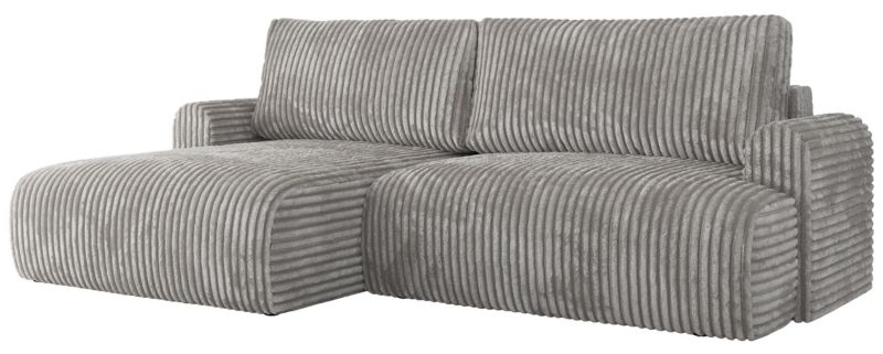 Narożnik MKS Meble TONO L strona lewa jasnoszary sztruks 1szt.