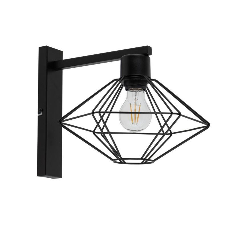 Kinkiet ścienny Sigma Lighting Vario czarny 1 x E27 x IP20 wym: 25 x 28 x 35 cm - 1 szt.