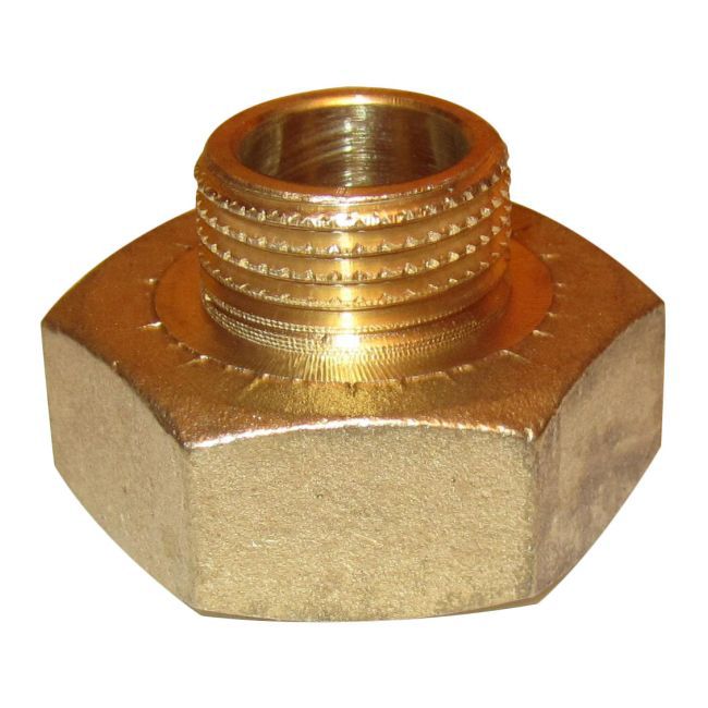 Przedłużka redukcyjna mosiądz 1" x 1/2"