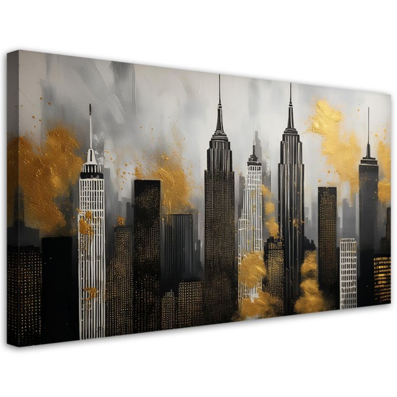 Obraz na płótnie Feeby Wieżowce Budynki Architektura 120x60cm 1szt