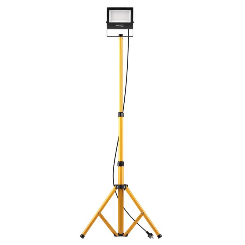 Naświetlacz ze statywem LED MasterLED Tiga 50W 4500K IP65 żółto-czarny zestaw 1 szt.