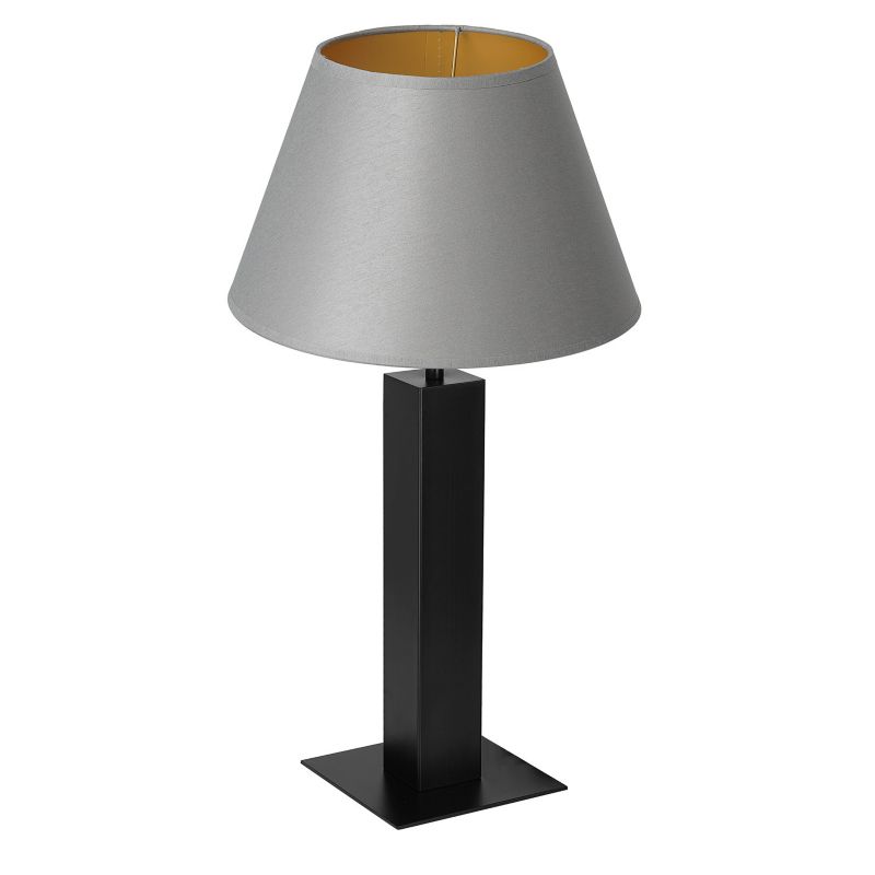 Lampa stołowa Luminex Table Lamps czarny mat-szara-złota 1 x E27 x 15W IP20 wym: 56 x 30 x 30 cm metal - 1 szt.
