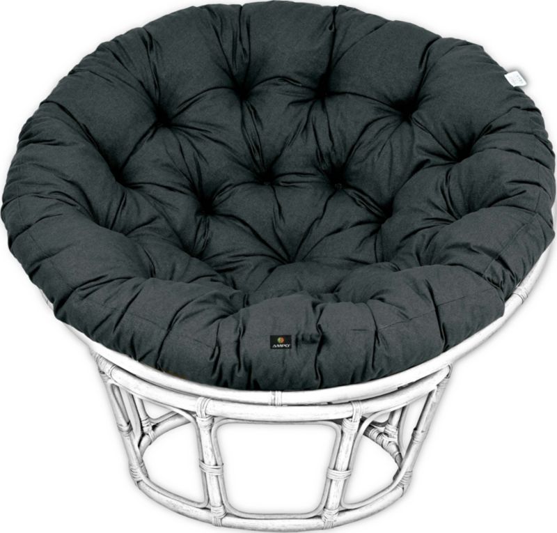 Poduszka na huśtawkę bocianie gniazdo AMPO ciemny szary turia 120 cm 1 szt.