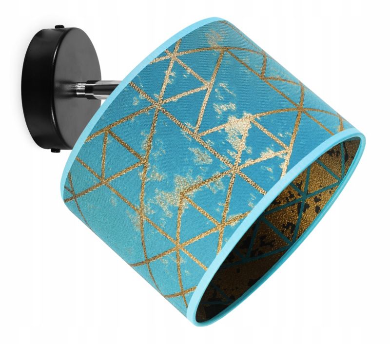 Lampa sufitowa kinkiet Light Home LH Werona 1x E27 60W niebieski 1szt.