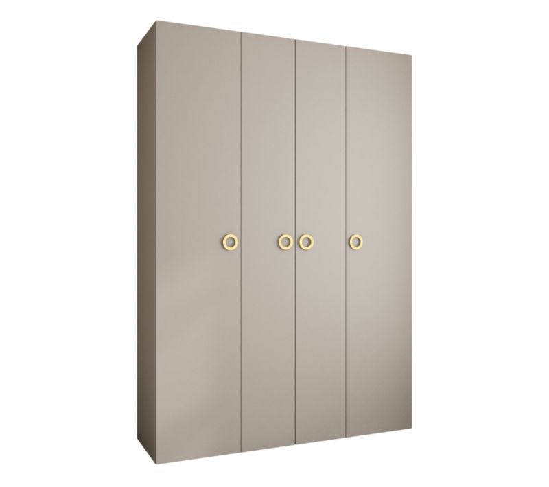 Szafa czterodrzwiowa wysoka 50 Abiks Como 1 170 kaszmir+złoty 1 szt.