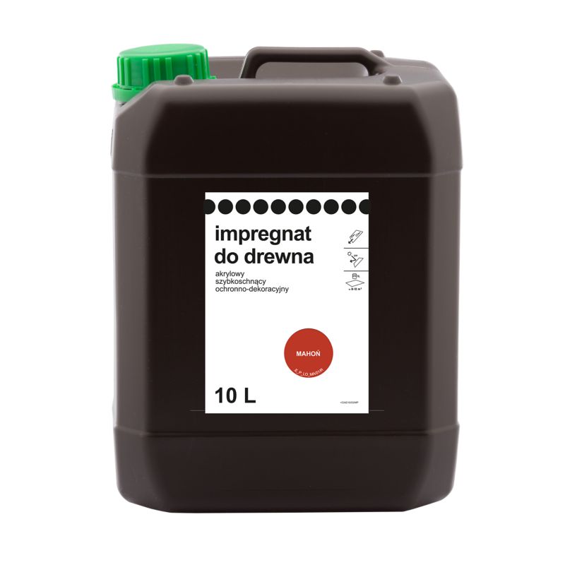 Impregnat do drewna mahoń 10 l