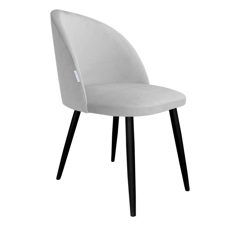 Krzesło Atos CLAUDINE 1 VELVET jasno szare 1 szt