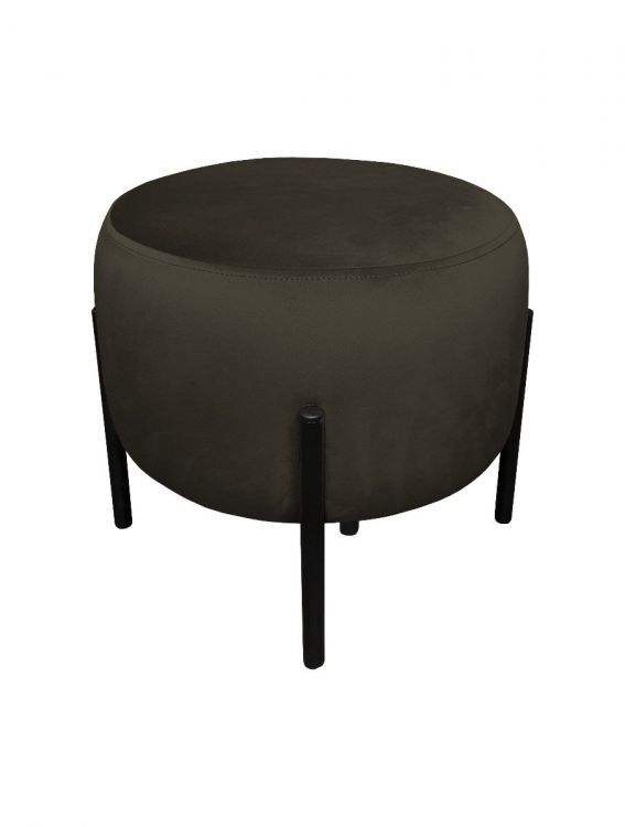 Pufa WILFRED MG VELVET brązowa ATOS 1 szt.