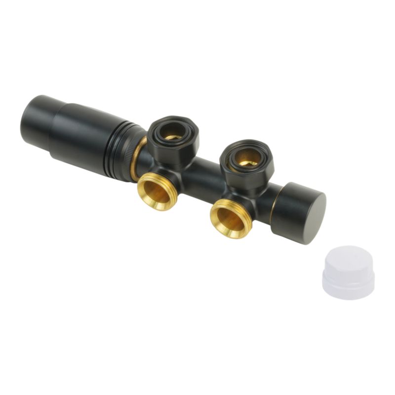 Zestaw termostatyczny GoodHome zespolony czarny