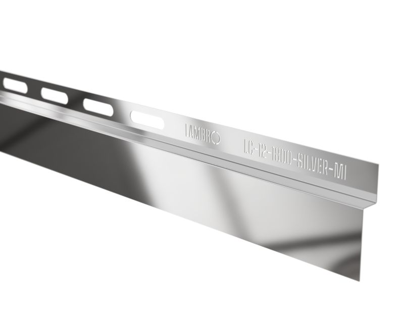Listwa brodzikowa czołowa Lambro srebrny połysk 180 cm 1 szt.
