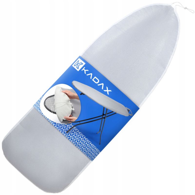 Pokrowiec KADAX Na Deskę Do Prasowania 140x50cm Bawełna szary 1 szt.