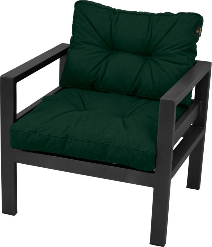 Komplet poduszek na fotel ogrodowy AMPO zielony 1 kpl.