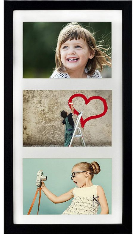 Ramka na zdjęcia BD art galeria 13x18 cm czarna z passe-partout 1 szt.