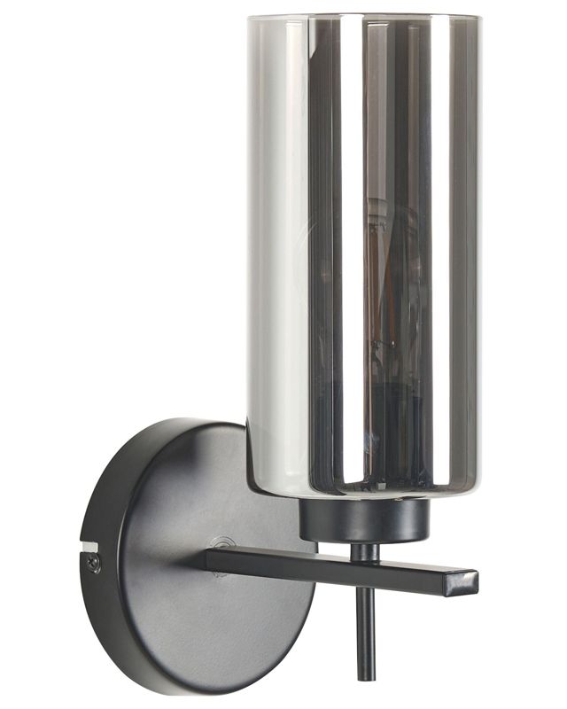 Lampa ścienna Puriri Metal Czarny 1 szt.